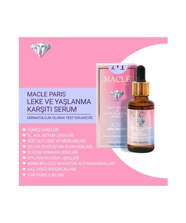 Macle Paris Anti-Blemish & Anti-Aging Ultra Moisturizer Vitamin C Hyaluronic Acid 30ml - Buy Online on GoSupps.com