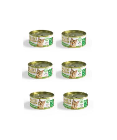 Nutri Feline 6-Piece Tuna and Trout Cat Food 85 gr