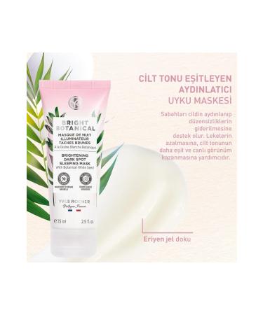 Yves Rocher Sleeping Mask - Anti-Stain and Anti-Wrinkle Herbal Complex Care / Bright Botanical 75 ml - Buy Online on GoSupps.com