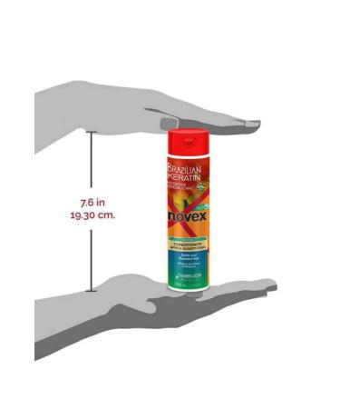 NOVEX Brazilian Keratin - Conditioner for Dry and Damaged Hair 300ml - Buy Online on GoSupps.com