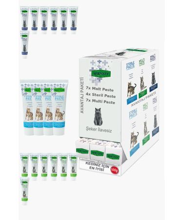 Sernely Cat Malt Advantageous Package (Multi Paste 7x100gr Malt Paste 7x100gr Sterile Paste 4x100gr)-1422