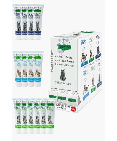 Sernely Cat Vitamin Advantage Package (Multi Paste 6x100gr Sterile Paste 4x100gr Malt Paste 4x100gr)-1522
