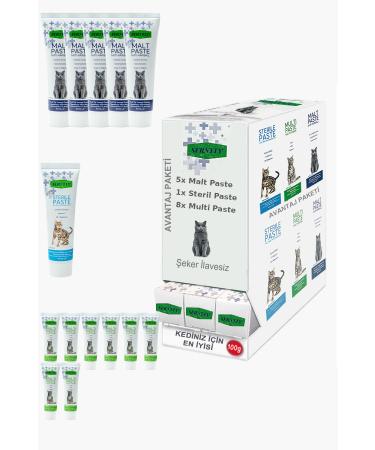 Sernely Cat Malt Advantageous Package (Multi Paste 8x100gr Malt Paste 5x100gr Sterile Paste 1x100gr)-1366