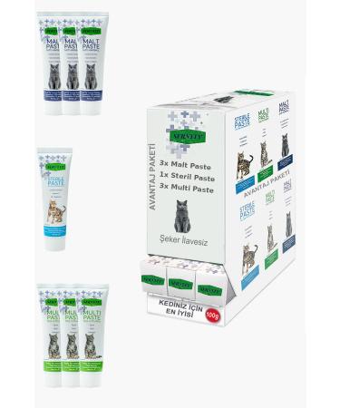 Sernely Cat Vitamin Advantage Package (Multi Paste 3x100gr Malt Paste 3x100gr Sterile Paste 1x100gr)-1720