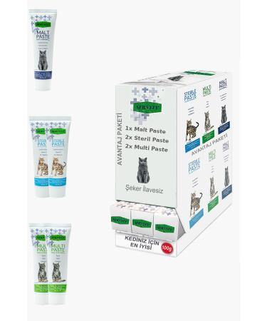 Sernely Cat Vitamin Advantage Package (Sterile Paste 2x100gr Multi Paste 2x100gr Malt Paste 1x100gr)-1724