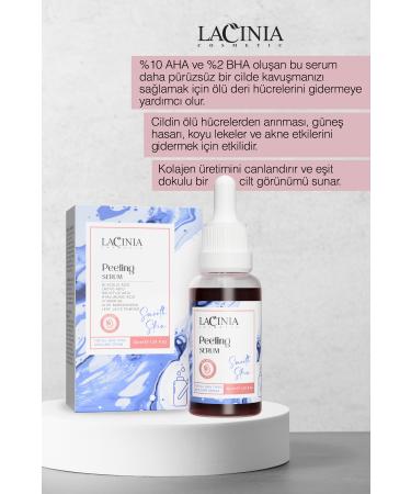 Lacinia Peeling Serum 30ml Facial Care Effective - Buy Online on GoSupps.com