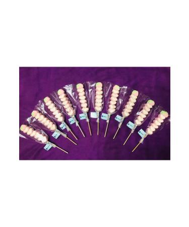 MORADES HAPPINESS Marshmallow Sticks 32 gr Each (SWEETO HEART AND STRAWBERRY) 10 Pieces Birthday Party - Buy Online on GoSupps.com