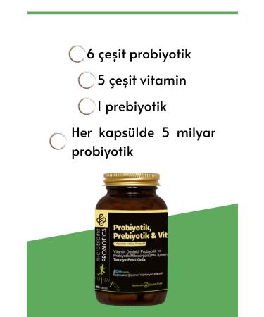 Microbiome Lactobacillus Gasseri + Probiotic Complex (Probiotic Prebiotic Vitamin) 30 Capsules - Buy Online on GoSupps.com