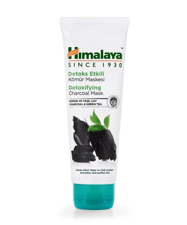 Himalaya Since 1930 Detoxifying Purifying Face Mask Activated Charcoal Green Tea Paraben Free All Skin Types 75 ml