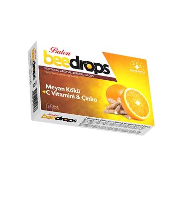 Balen 3 Boxes Licorice Root Vitamin C Zinc Orange Flavored Beedrops 24pcs Pastille Licorice Bee Drops - Buy Online on GoSupps.com