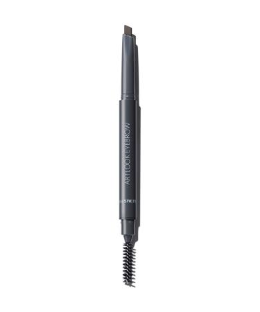 The Saem Natural Looking Angled Eyebrow Pencil - Saemmul Artlook Eyebrow - Deep Brown