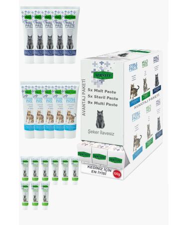Sernely Cat Malt Advantageous Package (Multi Paste 9x100gr Sterile Paste 5x100gr Malt Paste 5x100gr)-1041