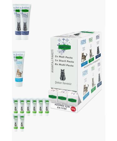Sernely Cat Malt Advantageous Package (Multi Paste 8x100gr Malt Paste 2x100gr Sterile Paste 1x100gr)-1360