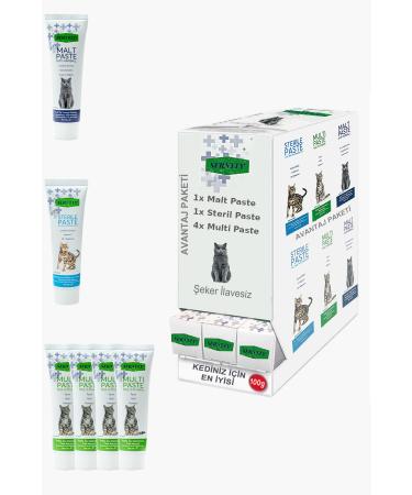 Sernely Cat Vitamin Advantage Package (Multi Paste 4x100gr Sterile Paste 1x100gr Malt Paste 1x100gr)-1687
