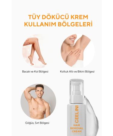 Ceelini 2-Pack Hair Removal and Hair Root Reducing Cream Suitable for All Skin Types 100 ML - Buy Online on GoSupps.com
