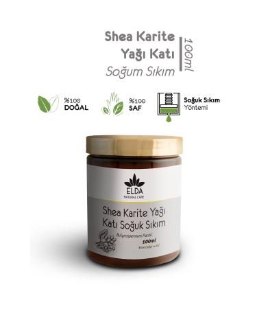 EldaNaturalcare Shea (shea Butter) Karite Ya Cold Pressed 100ml
