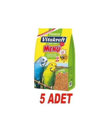 Vitakraft Menu Premium Jod Vital Budgie Food 1 Kg X 5 Pieces