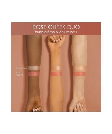Natasha Denona Rose Cheek Duo - Hyaluronic Acid Moisturizing Defining Luminous Blush & Illuminator 4G - Buy Online on GoSupps.com