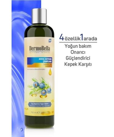 DERMOBELLA Juniper Tar Shampoo 700 ml - Buy Online on GoSupps.com