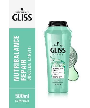 Gliss Nutribalance Repair Anti Hair Loss Shampoo 500 ml X 6 Pieces - Buy Online on GoSupps.com