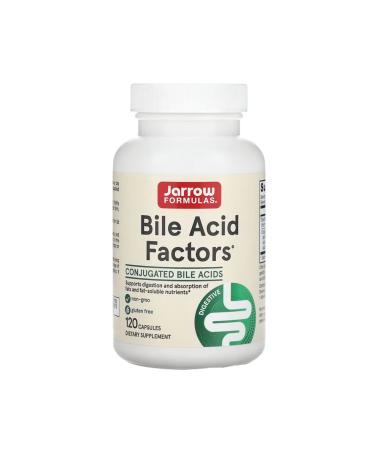 Jarrow Formulas Bile Acid Factors 120 Capsules