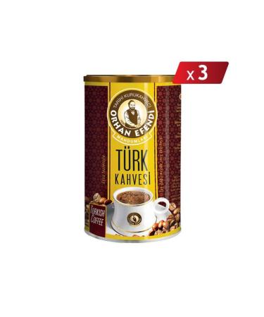 Alt ncezve Orhan Efendi Turkish Coffee Tin 500 Gr - 3-PACK