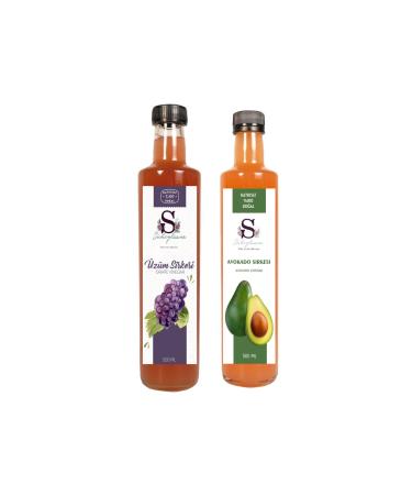 S heylaana Natural Black Grape Vinegar 500 Ml - Natural Avocado Vinegar 500 Ml