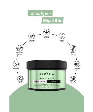 Alerma Detox Sulfate-Free Hair Mask for Fine and Oily Hair 240 ml - Buy Online on GoSupps.com