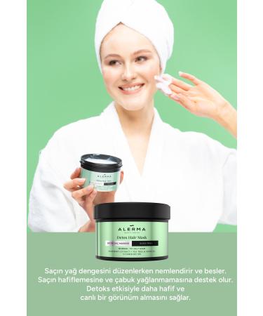 Alerma Detox Sulfate-Free Hair Mask for Fine and Oily Hair 240 ml - Buy Online on GoSupps.com