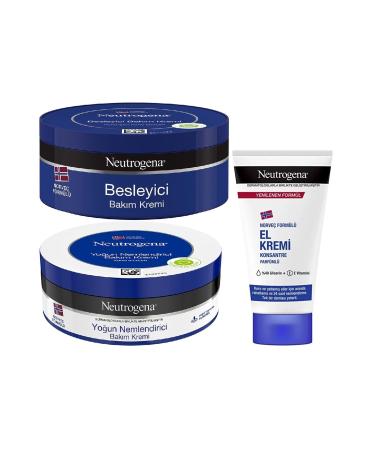 Neutrogena Hand Care Cream 450ml Mixed 3 Piece Set (NUTRITIONAL CARE INTENSIVE CARE PERFUMED)