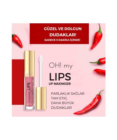 Eveline Cosmetics Oh! My Lips! Lip Enlargement Lip Gloss with Pepper and Hyaluronic Acid - Buy Online on GoSupps.com