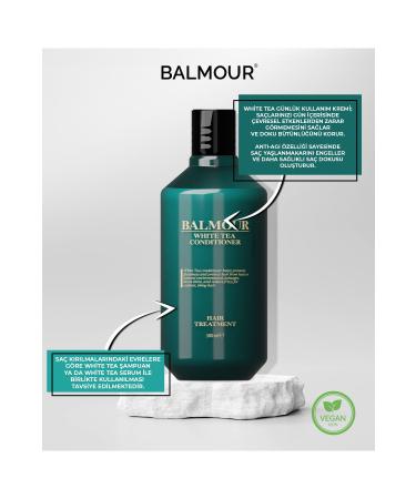 BALMOUR Vegan White Tea Conditioner 500 ml - Buy Online on GoSupps.com