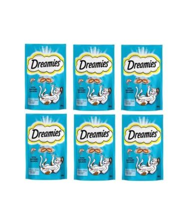 Dreamies Cat Reward Wet Food Salmon 6 Pieces X 60 Grams