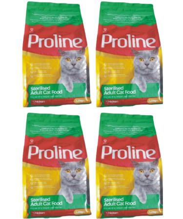 Proline sterilized chicken neutered cat food 1.2 kg x 4 pieces