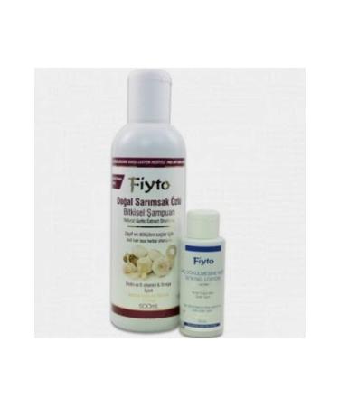 Fiyto Garlic Essence Shampoo 3 Pieces X 500 ml + Hair Serum 75 ml - Buy Online on GoSupps.com