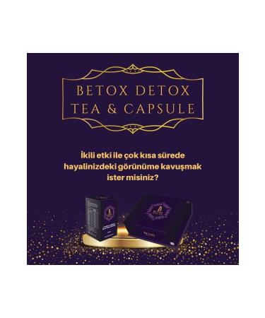 B BETOX DETOX TEA Gel campaign tea capsule set - Buy Online on GoSupps.com