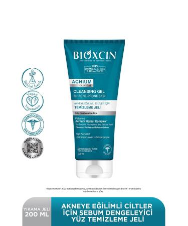 Bioxcin Acnium Sebum Balancing Face Wash Gel 200 ml