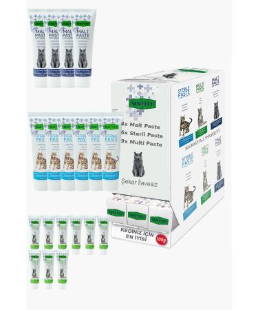 Sernely Cat Malt Advantageous Package (Multi Paste 9x100gr Sterile Paste 6x100gr Malt Paste 4x100gr)-1068