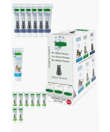 Sernely Cat Malt Advantageous Package (Multi Paste 8x100gr Malt Paste 6x100gr Sterile Paste 1x100gr)-1368
