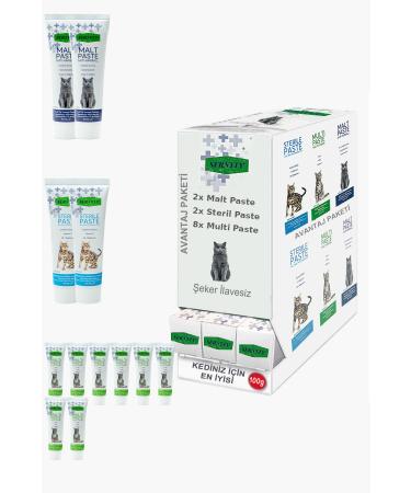 Sernely Cat Malt Advantageous Package (Multi Paste 8x100gr Sterile Paste 2x100gr Malt Paste 2x100gr)-1314