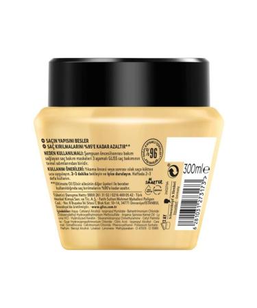 Gliss Schwarzkopf Gliss Ultimate Oil Elixir Nourishing Hair Care Mask 300 Ml - Buy Online on GoSupps.com