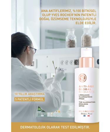 Yves Rocher Anti-Stain and Anti-Aging Herbal Stem Cell Care Anti-age Global Radiance- Vitamin E - 30 Spf Cream - Buy Online on GoSupps.com