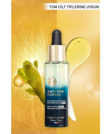Yves Rocher Anti-Aging Herbal Stem Cell Care Anti-age Global - Niacinamide & Hyaluronic Acid - Night Serum - Buy Online on GoSupps.com