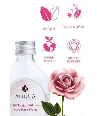 ALUULA Zawira Natural Rose Water 200 ml - Buy Online on GoSupps.com
