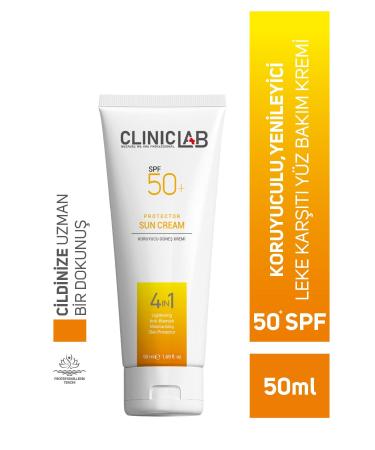 Cliniclab 50+Spf Protective Sun Cream 50 ml - (Tube)