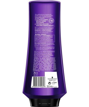 Gliss Intense Therapy Restructuring Conditioner - With Omega Plex and Acai Berry 360 ml - Buy Online on GoSupps.com
