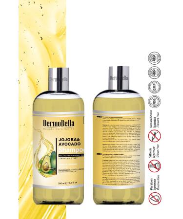 DERMOBELLA Jojoba and Avocado Essence Shampoo 500 ml - Buy Online on GoSupps.com