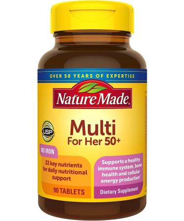 Nature Made Women's Multivitamin 50+ 90 Tablets