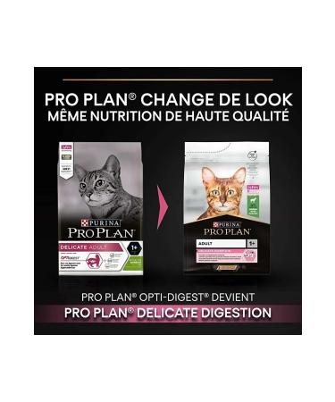Pro Plan Delicate Lamb Meat Sensitive Digestion Adult Cat Food 3 Kg - Buy Online on GoSupps.com