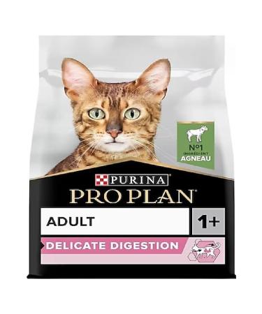 Pro Plan Delicate Lamb Meat Sensitive Digestion Adult Cat Food 3 Kg - Buy Online on GoSupps.com